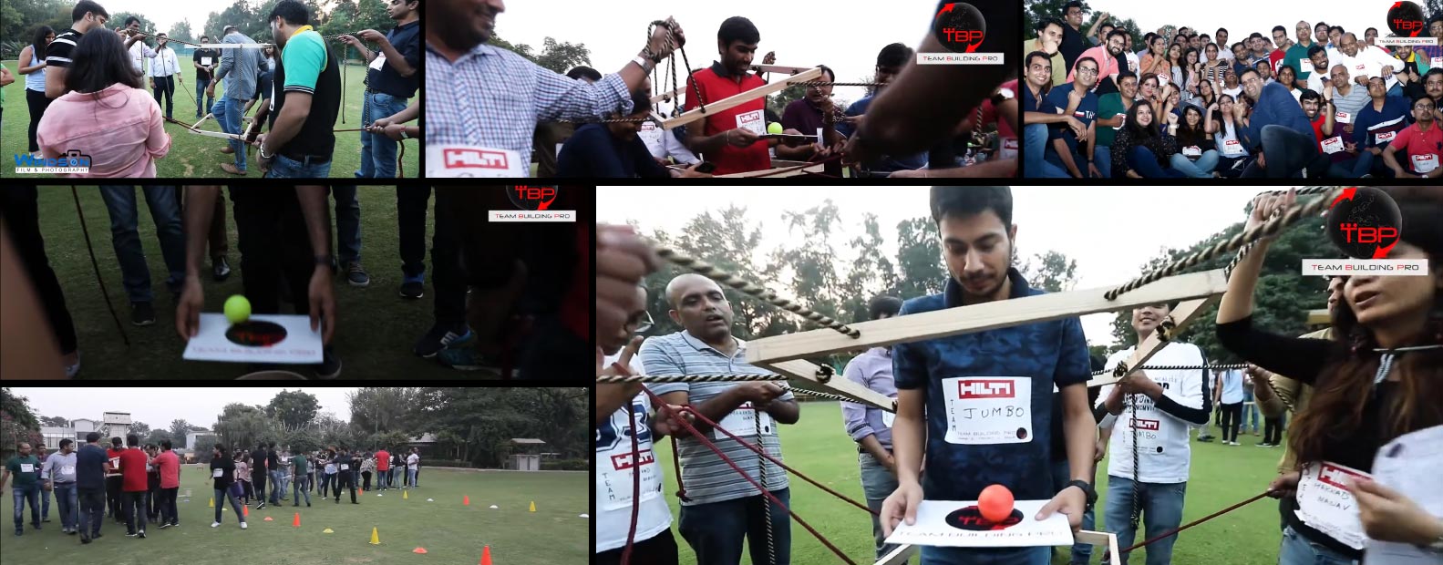 teamwork team building games